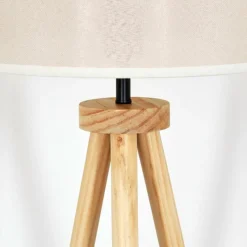 Lampes En Tissu-hofstein Bassagoda Lampadaire Écru, 1 lumière