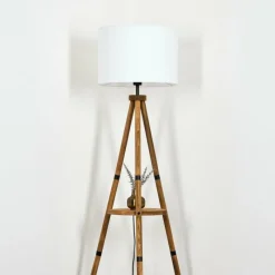 Lampes En Tissu-hofstein Bassagoda Lampadaire Écru, 1 lumière