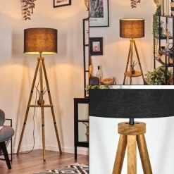 Lampes En Tissu-hofstein Bassagoda Lampadaire Écru, 1 lumière