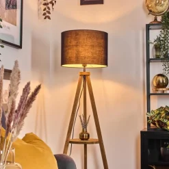 Lampes En Tissu-hofstein Bassagoda Lampadaire Écru, 1 lumière