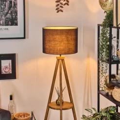 Lampes En Tissu-hofstein Bassagoda Lampadaire Écru, 1 lumière