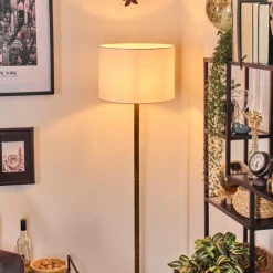 Lampes En Tissu-hofstein Bassagoda Lampadaire Écru, 1 lumière