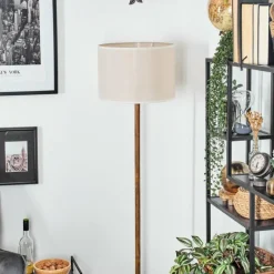 Lampes En Tissu-hofstein Bassagoda Lampadaire Écru, 1 lumière