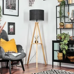 Lampes En Tissu-hofstein Bassagoda Lampadaire Écru, 1 lumière