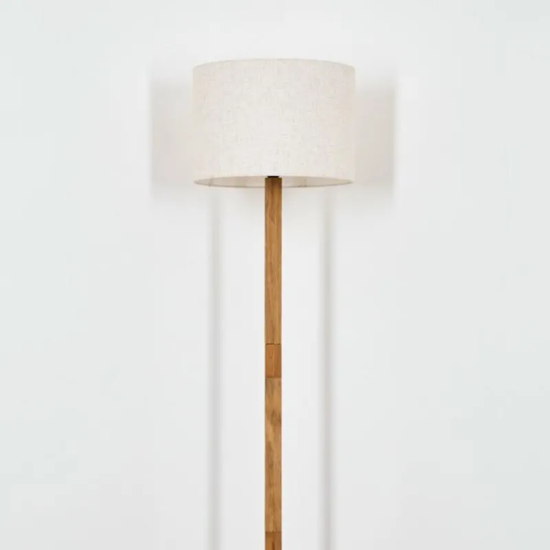 Lampes En Tissu-hofstein Bassagoda Lampadaire Écru, 1 lumière