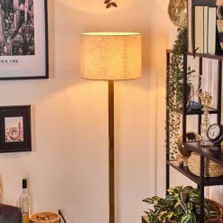 Lampes En Tissu-hofstein Bassagoda Lampadaire Écru, 1 lumière