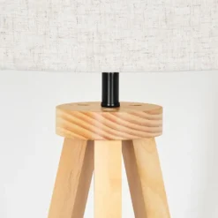 Lampes En Tissu-hofstein Bassagoda Lampadaire Écru, 1 lumière