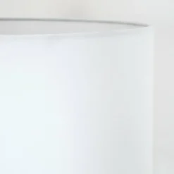 Lampes En Tissu-hofstein Bassagoda Lampadaire Écru, Noir, 1 lumière