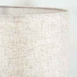 Lampes En Tissu-hofstein Bassagoda Lampadaire Écru, Noir, 1 lumière