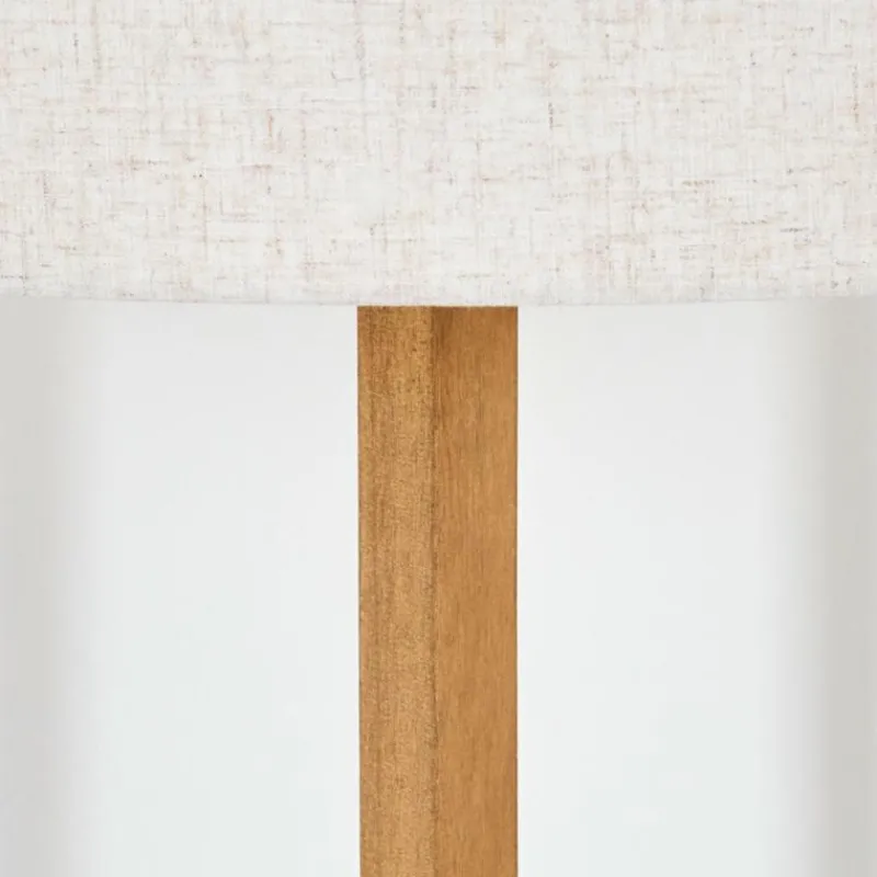 Lampes En Tissu-hofstein Bassagoda Lampadaire Écru, Noir, 1 lumière