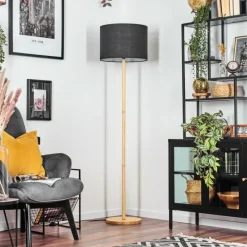 Lampes En Tissu-hofstein Bassagoda Lampadaire Écru, 1 lumière