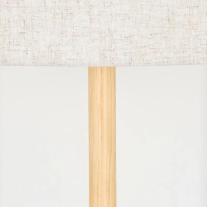 Lampes En Tissu-hofstein Bassagoda Lampadaire Écru, 1 lumière