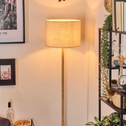 Lampes En Tissu-hofstein Bassagoda Lampadaire Écru, 1 lumière