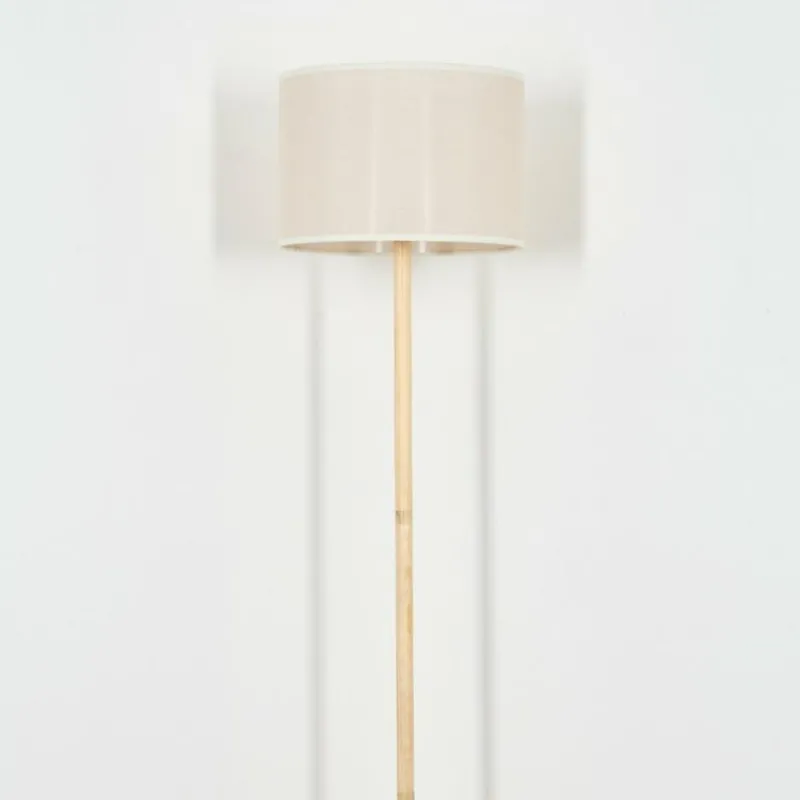 Lampes En Tissu-hofstein Bassagoda Lampadaire Écru, 1 lumière