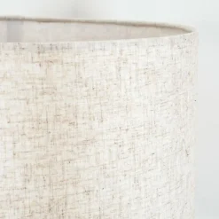 Lampes En Tissu-hofstein Bassagoda Lampadaire Écru, Noir, 1 lumière