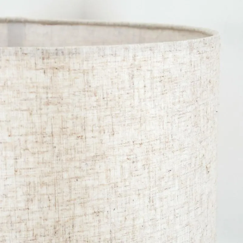 Lampes En Tissu-hofstein Bassagoda Lampadaire Écru, Noir, 1 lumière