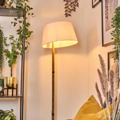 Lampes En Tissu-hofstein Bassagoda Lampadaire Écru, 1 lumière