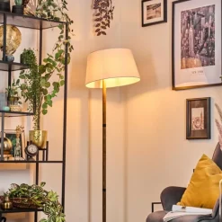 Lampes En Tissu-hofstein Bassagoda Lampadaire Écru, 1 lumière