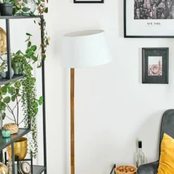 Lampes En Tissu-hofstein Bassagoda Lampadaire Écru, 1 lumière