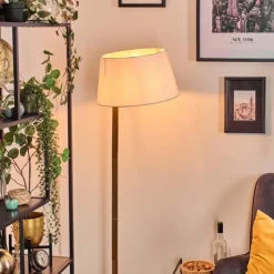 Lampes En Tissu-hofstein Bassagoda Lampadaire Écru, 1 lumière