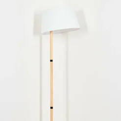 Lampes En Tissu-hofstein Bassagoda Lampadaire Écru, 1 lumière