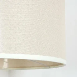 Lampes En Tissu-hofstein Bassagoda Lampadaire Écru, Noir, 1 lumière