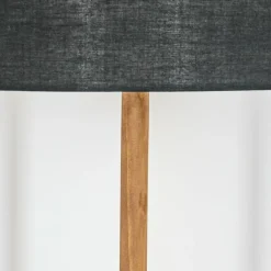 Lampes En Tissu-hofstein Bassagoda Lampadaire Écru, Noir, 1 lumière