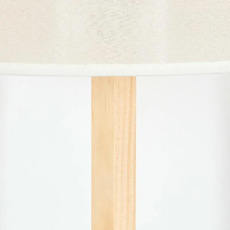 Lampes En Tissu-hofstein Bassagoda Lampadaire Écru, 1 lumière