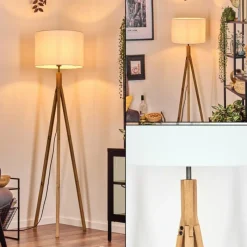 Lampes En Tissu-hofstein Bassagoda Lampadaire Écru, 1 lumière