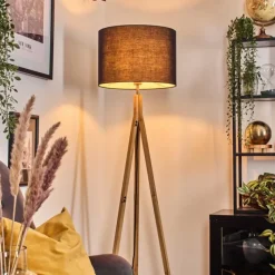 Lampes En Tissu-hofstein Bassagoda Lampadaire Écru, 1 lumière