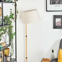 Lampes En Tissu-hofstein Bassagoda Lampadaire Écru, 1 lumière