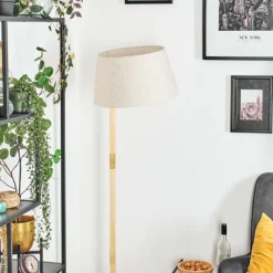 Lampes En Tissu-hofstein Bassagoda Lampadaire Écru, 1 lumière