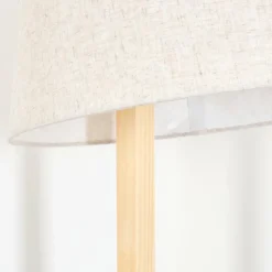 Lampes En Tissu-hofstein Bassagoda Lampadaire Écru, 1 lumière