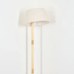 Lampes En Tissu-hofstein Bassagoda Lampadaire Écru, 1 lumière