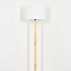 Lampes En Tissu-hofstein Bassagoda Lampadaire Écru, 1 lumière