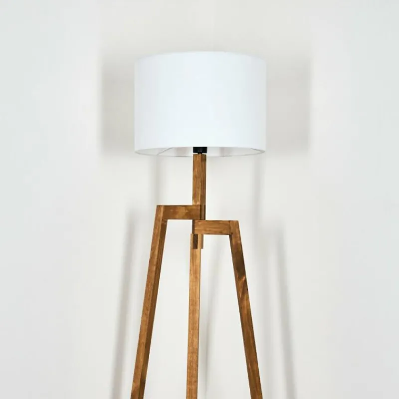 Lampes En Tissu-hofstein Bassagoda Lampadaire, Liseuse Écru, 1 lumière