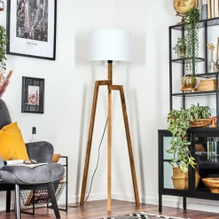 Lampes En Tissu-hofstein Bassagoda Lampadaire, Liseuse Écru, 1 lumière