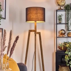 Lampes En Tissu-hofstein Bassagoda Lampadaire, Liseuse Écru, 1 lumière