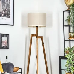 Lampes En Tissu-hofstein Bassagoda Lampadaire, Liseuse Écru, 1 lumière