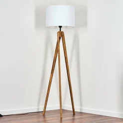 Lampes En Tissu-hofstein Bassagoda Lampadaire, Liseuse Écru, 1 lumière