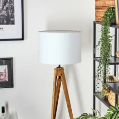 Lampes En Tissu-hofstein Bassagoda Lampadaire, Liseuse Écru, 1 lumière