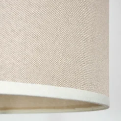 Lampes En Tissu-hofstein Bassagoda Lampadaire, Liseuse Écru, Noir, 1 lumière