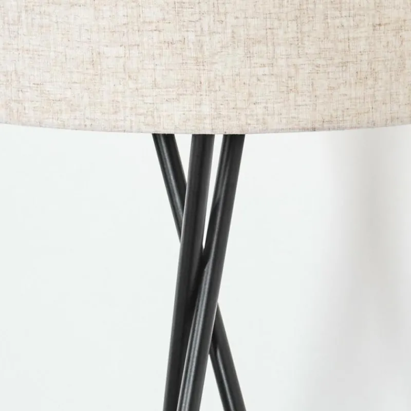 Lampes En Tissu-hofstein Bassagoda Lampadaire, Liseuse Noir, 1 lumière