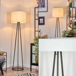 Lampes En Tissu-hofstein Bassagoda Lampadaire, Liseuse Noir, 1 lumière