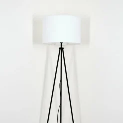 Lampes En Tissu-hofstein Bassagoda Lampadaire Noir, 1 lumière