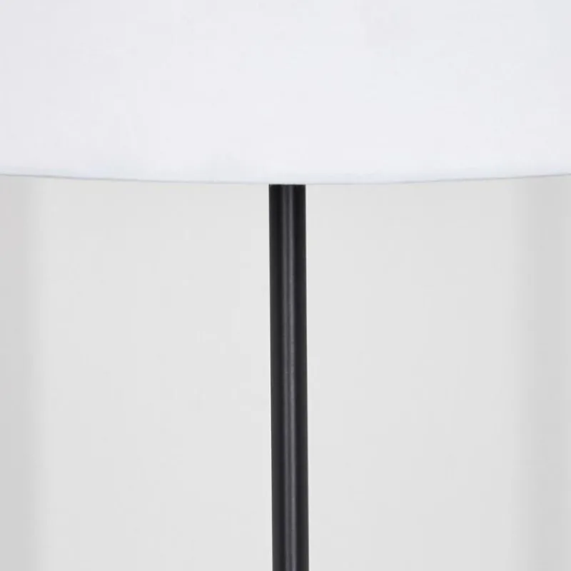 Lampes En Tissu-hofstein Bassagoda Lampadaire Noir, 1 lumière