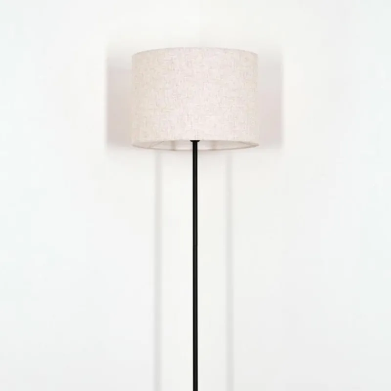 Lampes En Tissu-hofstein Bassagoda Lampadaire Noir, 1 lumière