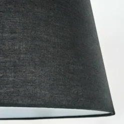 Lampes En Tissu-hofstein Bassagoda Lampadaire Noir, Blanc, 1 lumière