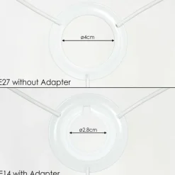 Lampes En Tissu-hofstein Bassagoda Noir, Blanc