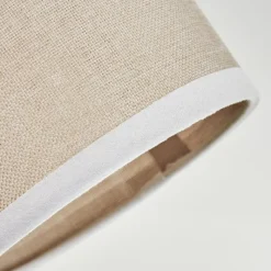 Lampes En Tissu-hofstein Bassagoda Plafonnier beige, Blanc, 6 lumières